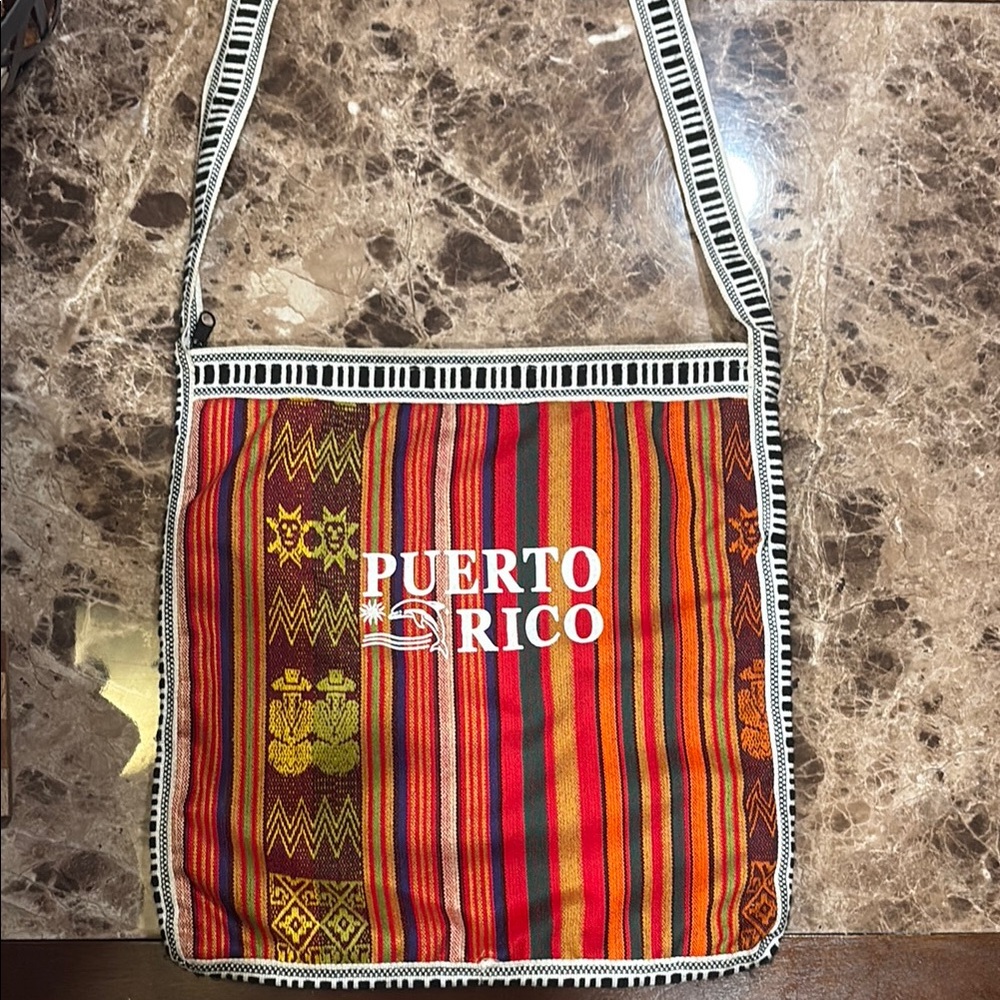 Puerto Rico Striped Shoulder Bag - Multicolor